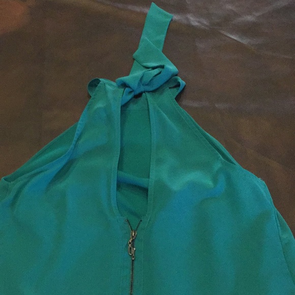 GUESS Teal dress top - Picture 4 of 4
